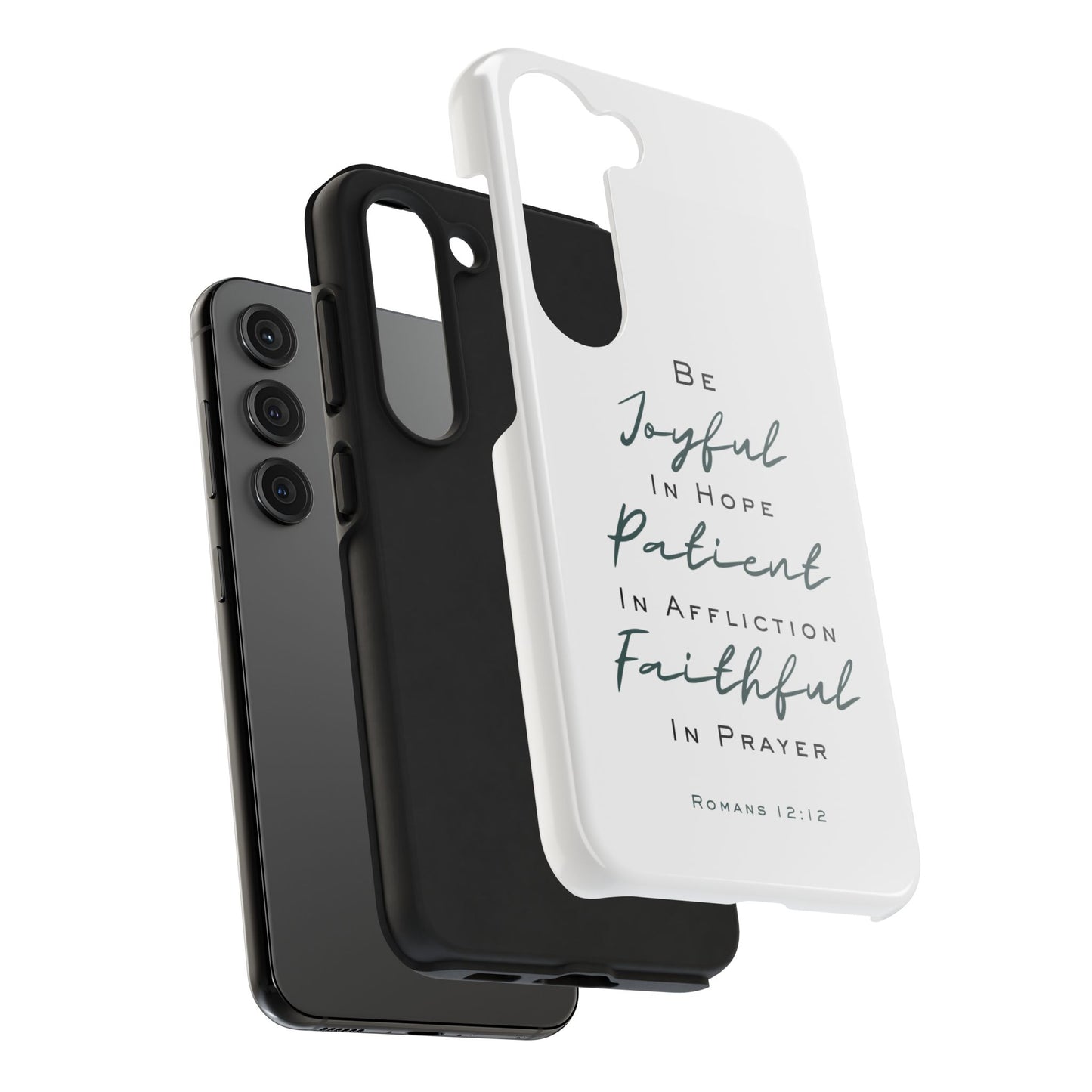 Romans 12:12 Phone Case