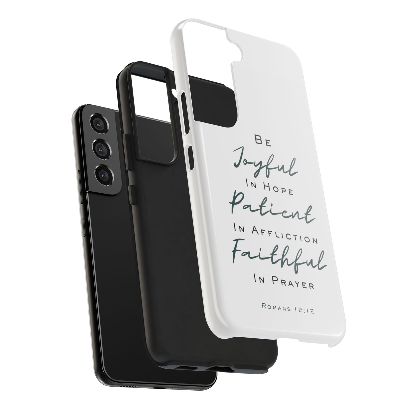 Romans 12:12 Phone Case