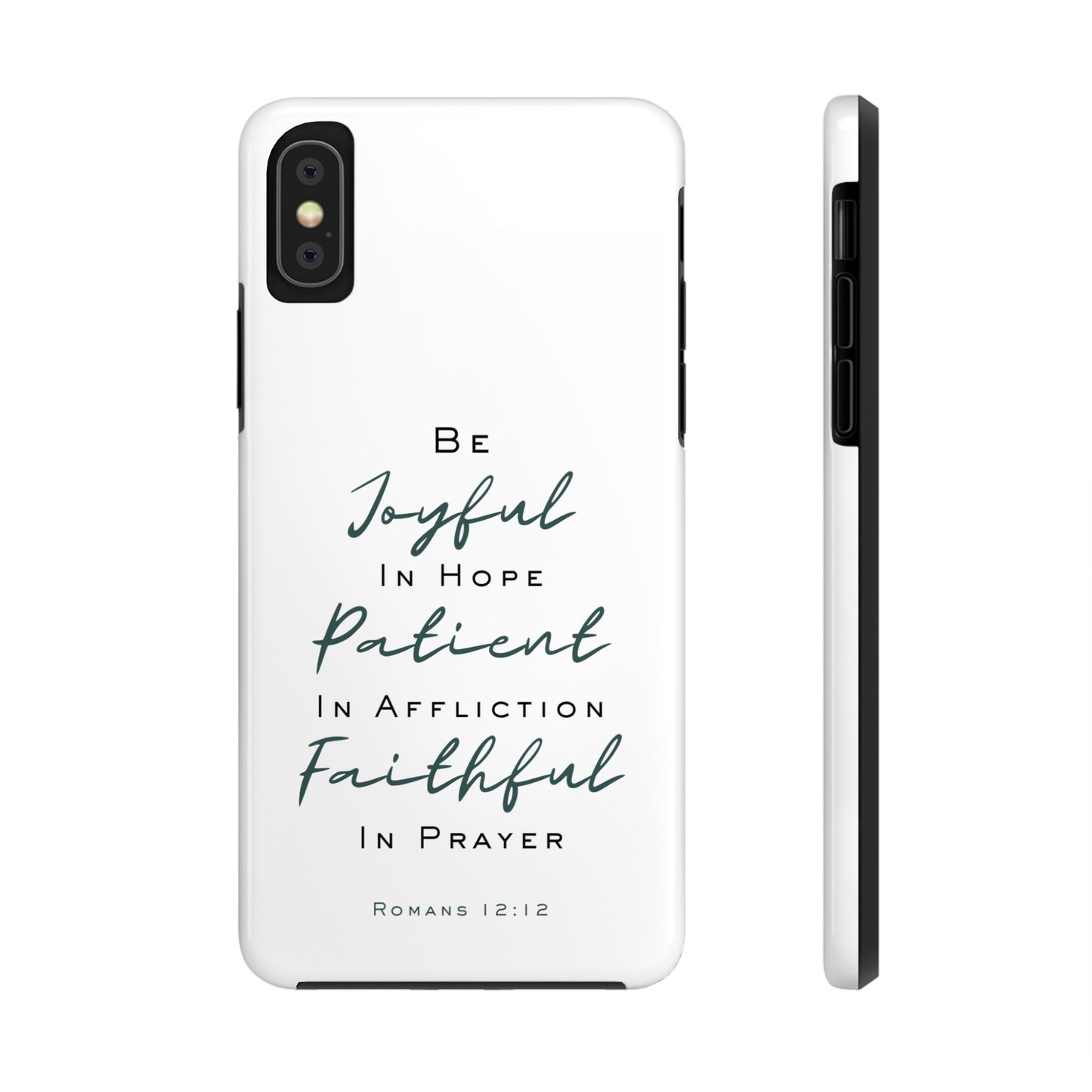 Romans 12:12 Phone Case