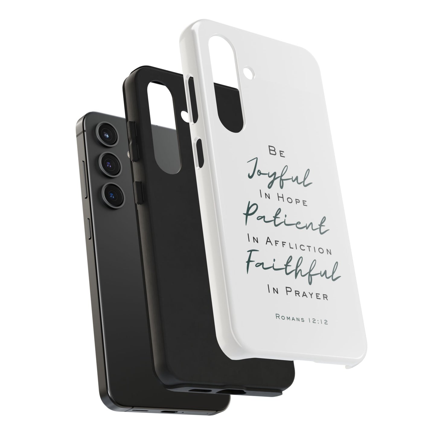 Romans 12:12 Phone Case