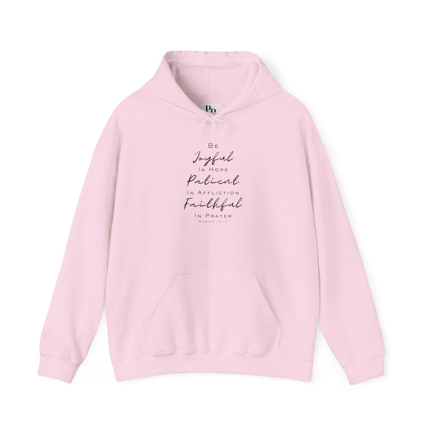 Romans 12:12 Midweight Hoodie