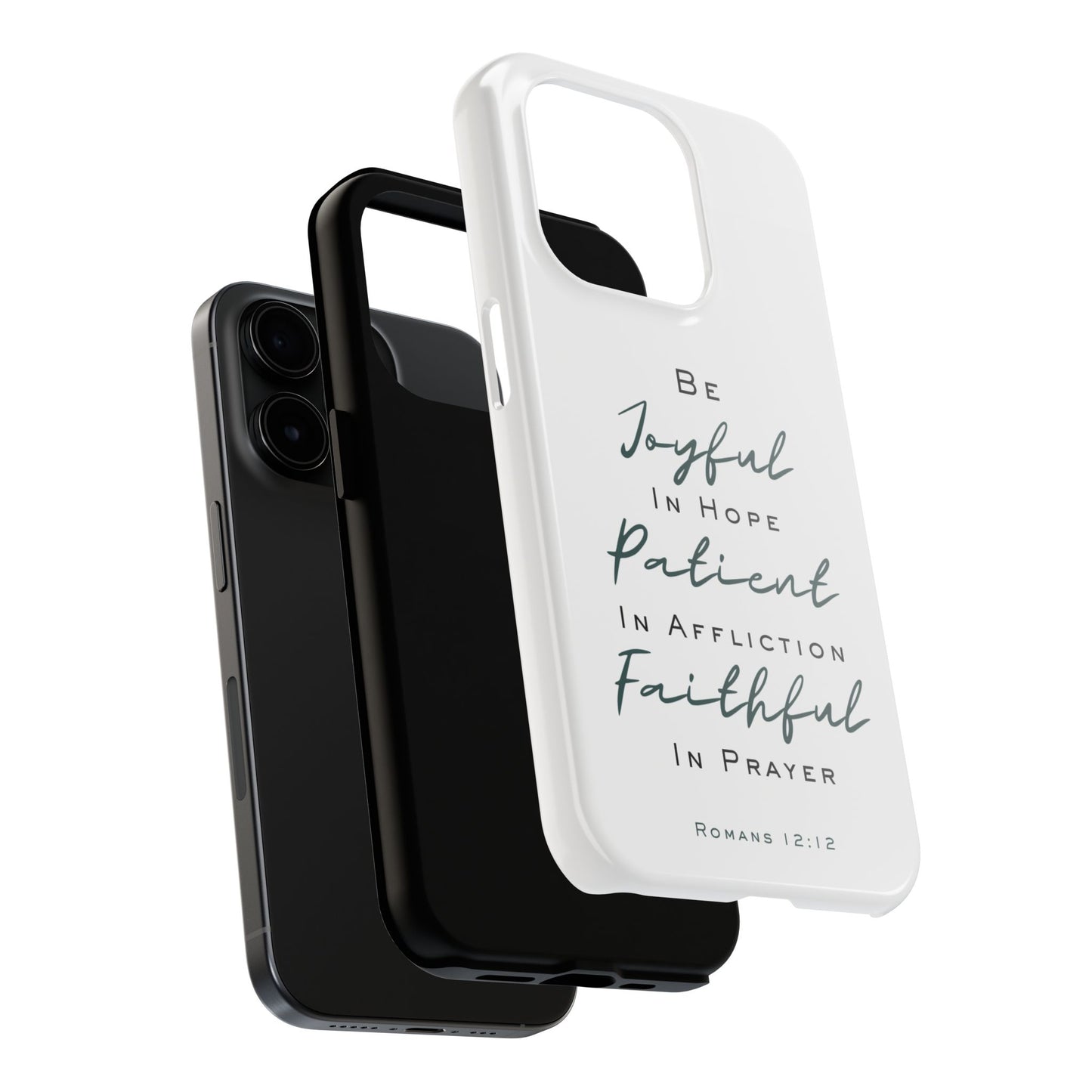 Romans 12:12 Phone Case