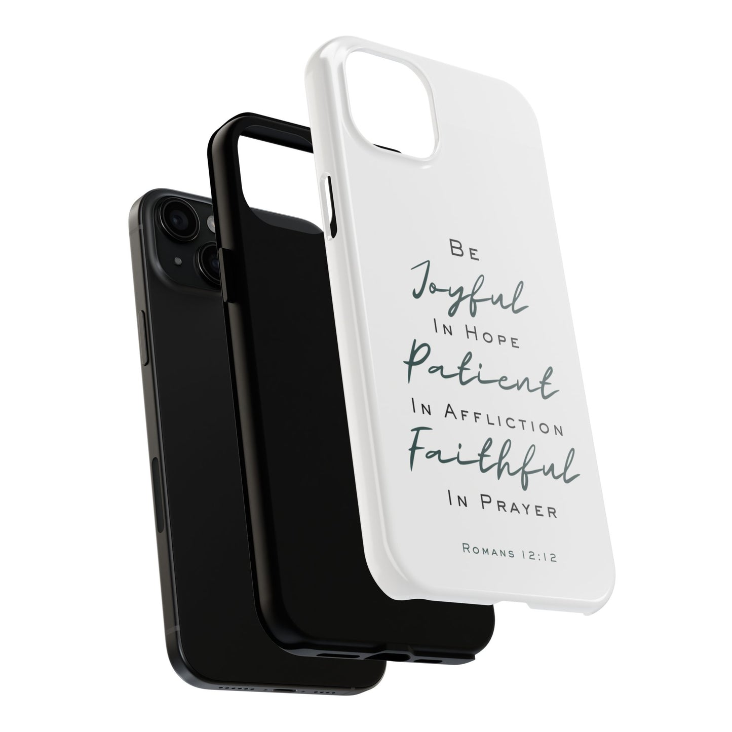 Romans 12:12 Phone Case