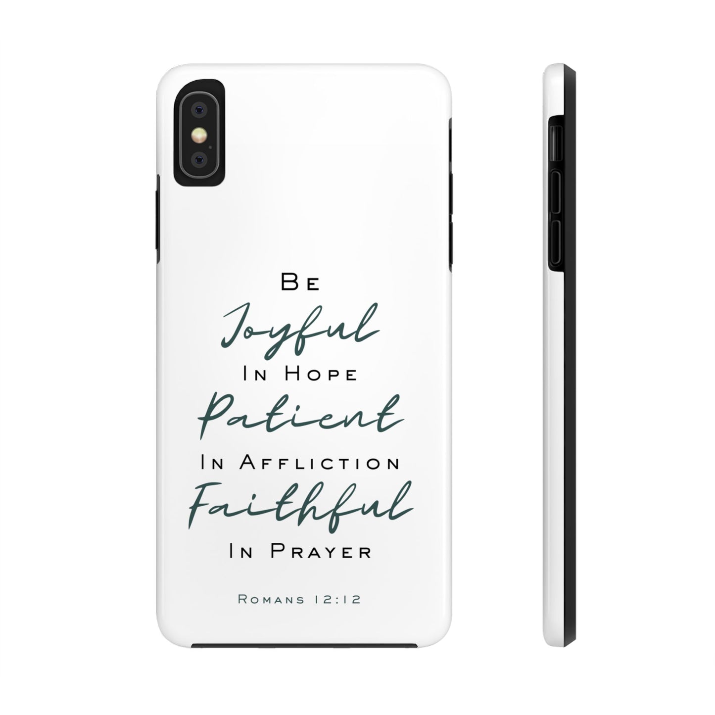 Romans 12:12 Phone Case