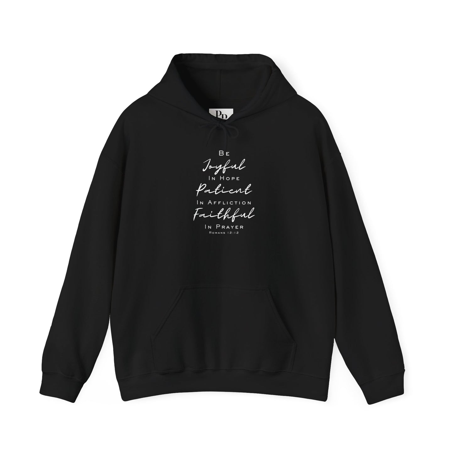 Romans 12:12 Midweight Hoodie