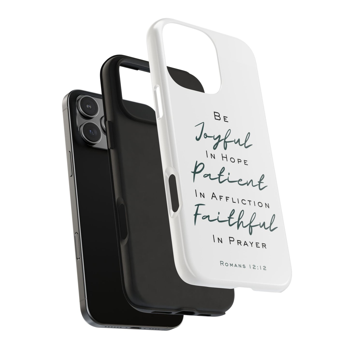 Romans 12:12 Phone Case