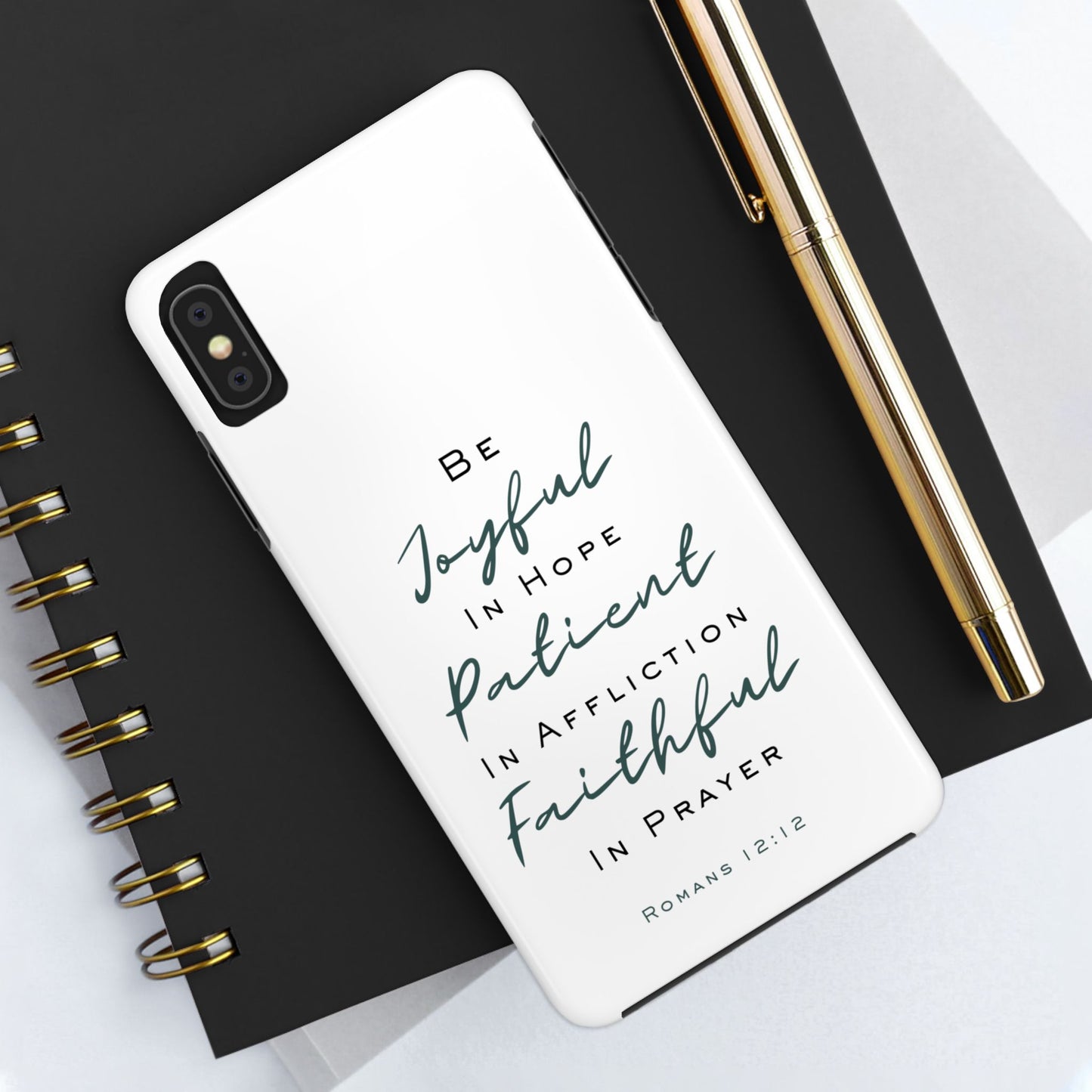 Romans 12:12 Phone Case