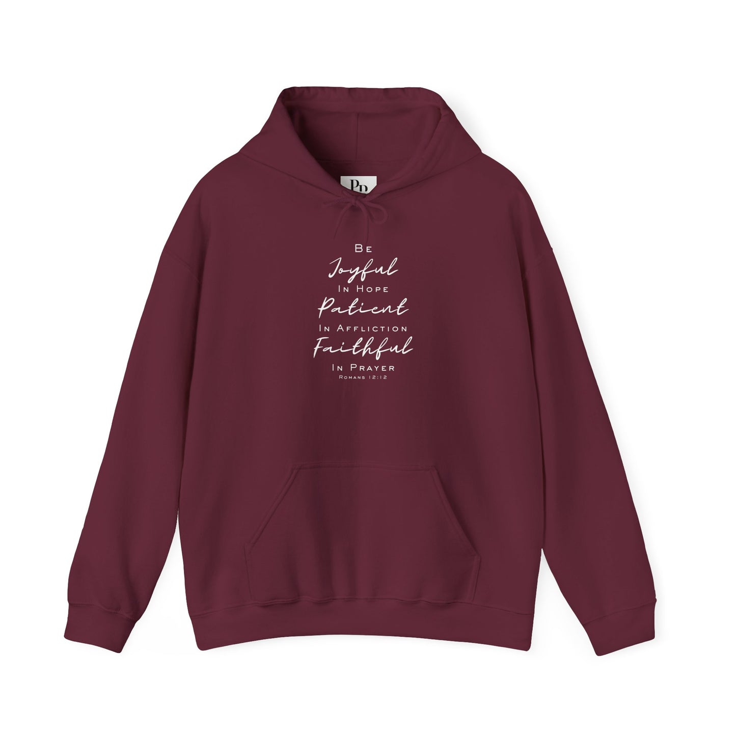 Romans 12:12 Midweight Hoodie