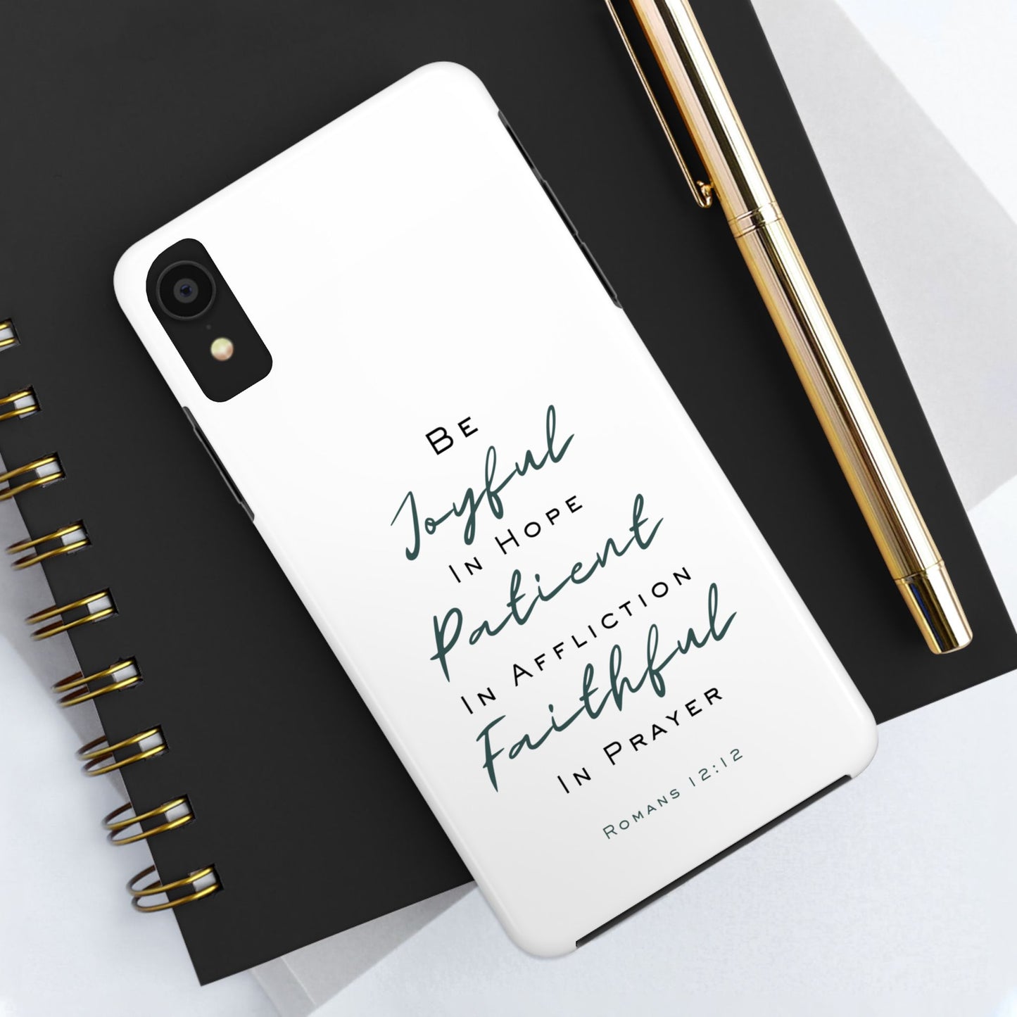 Romans 12:12 Phone Case