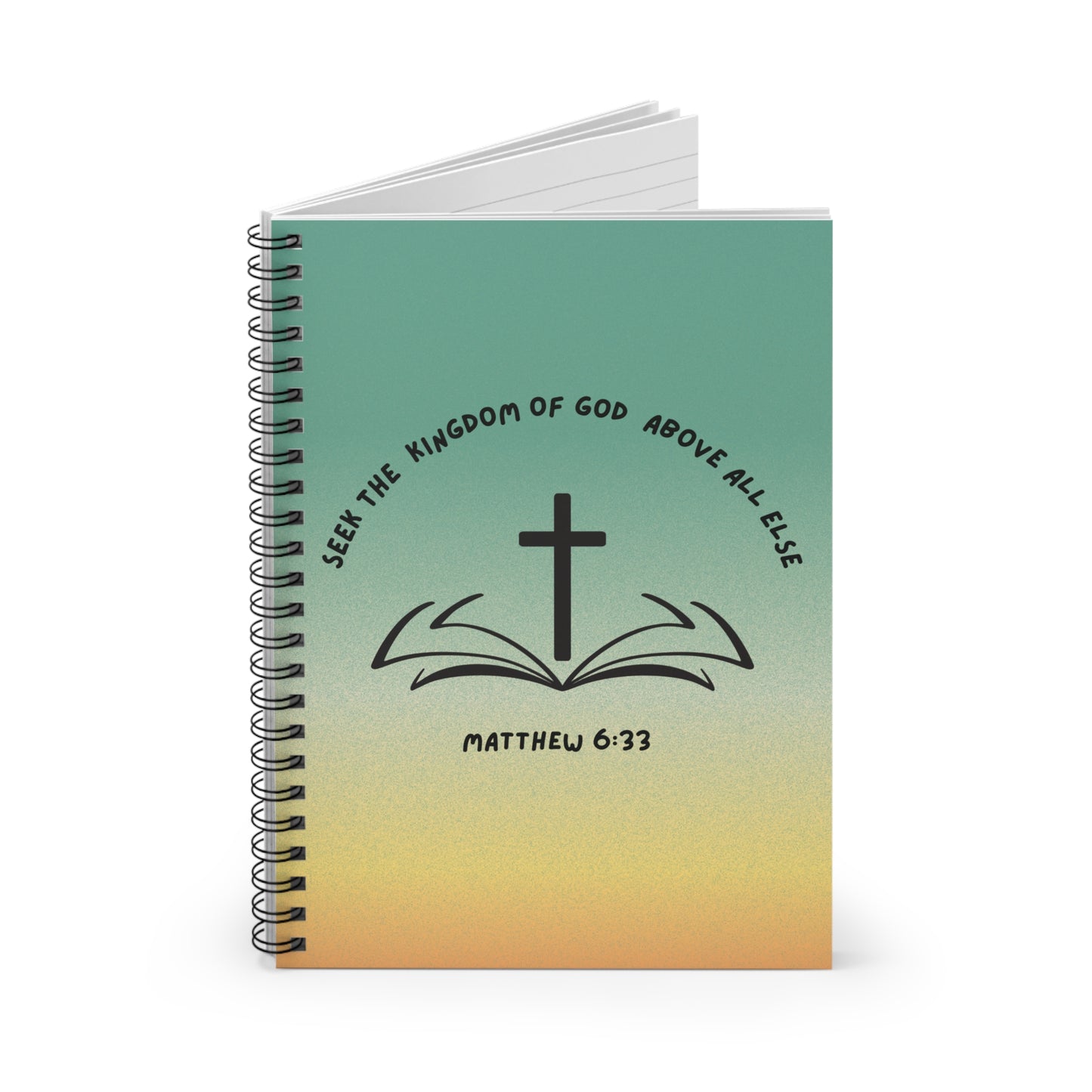 Seek the Kingdom Spiral Notebook