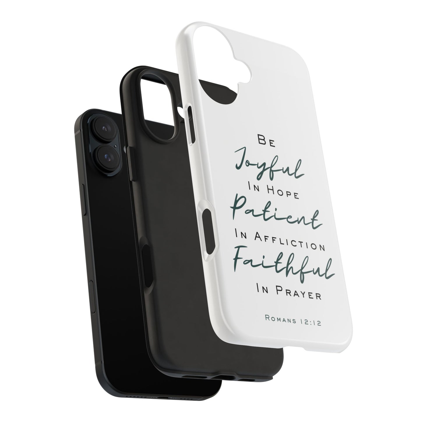 Romans 12:12 Phone Case