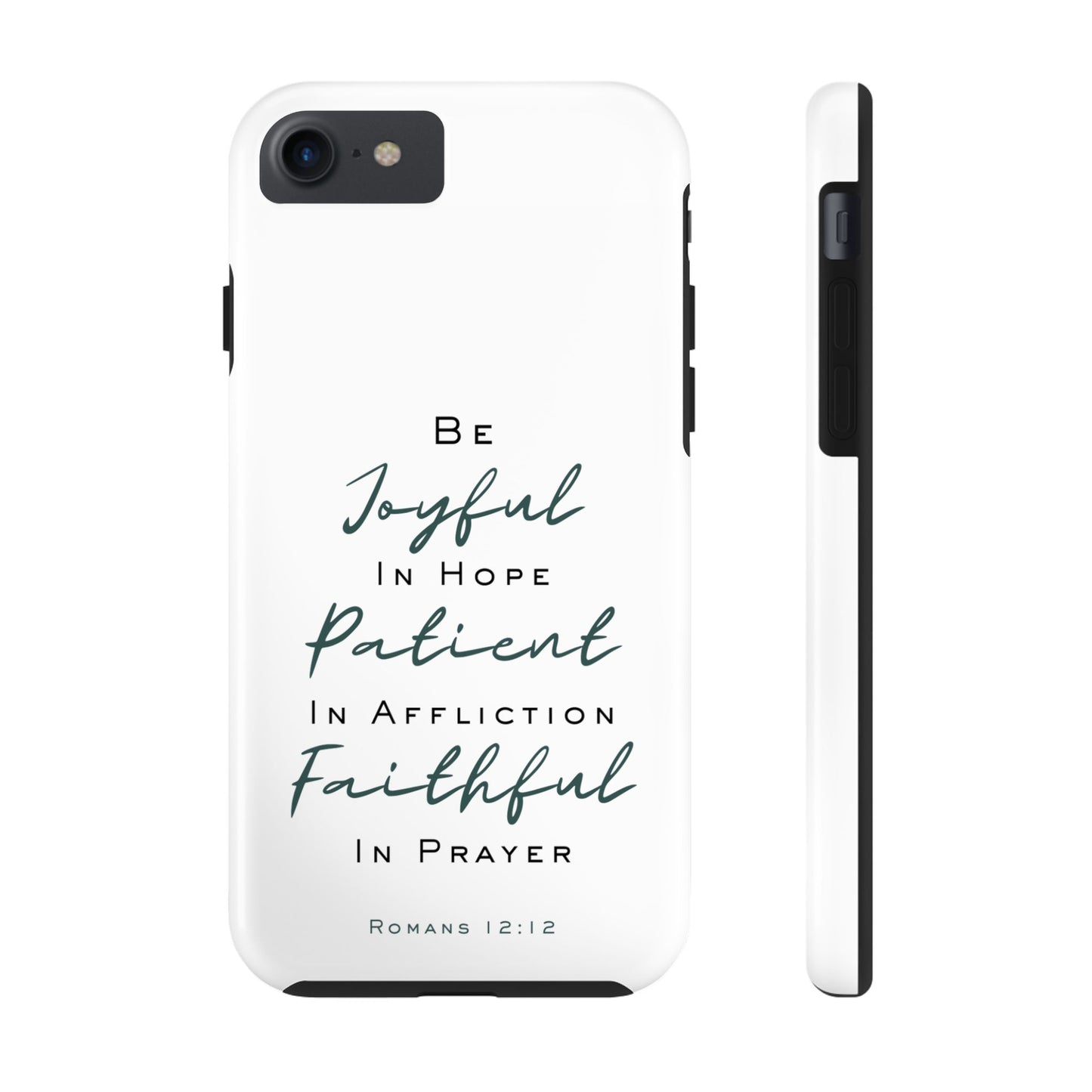 Romans 12:12 Phone Case